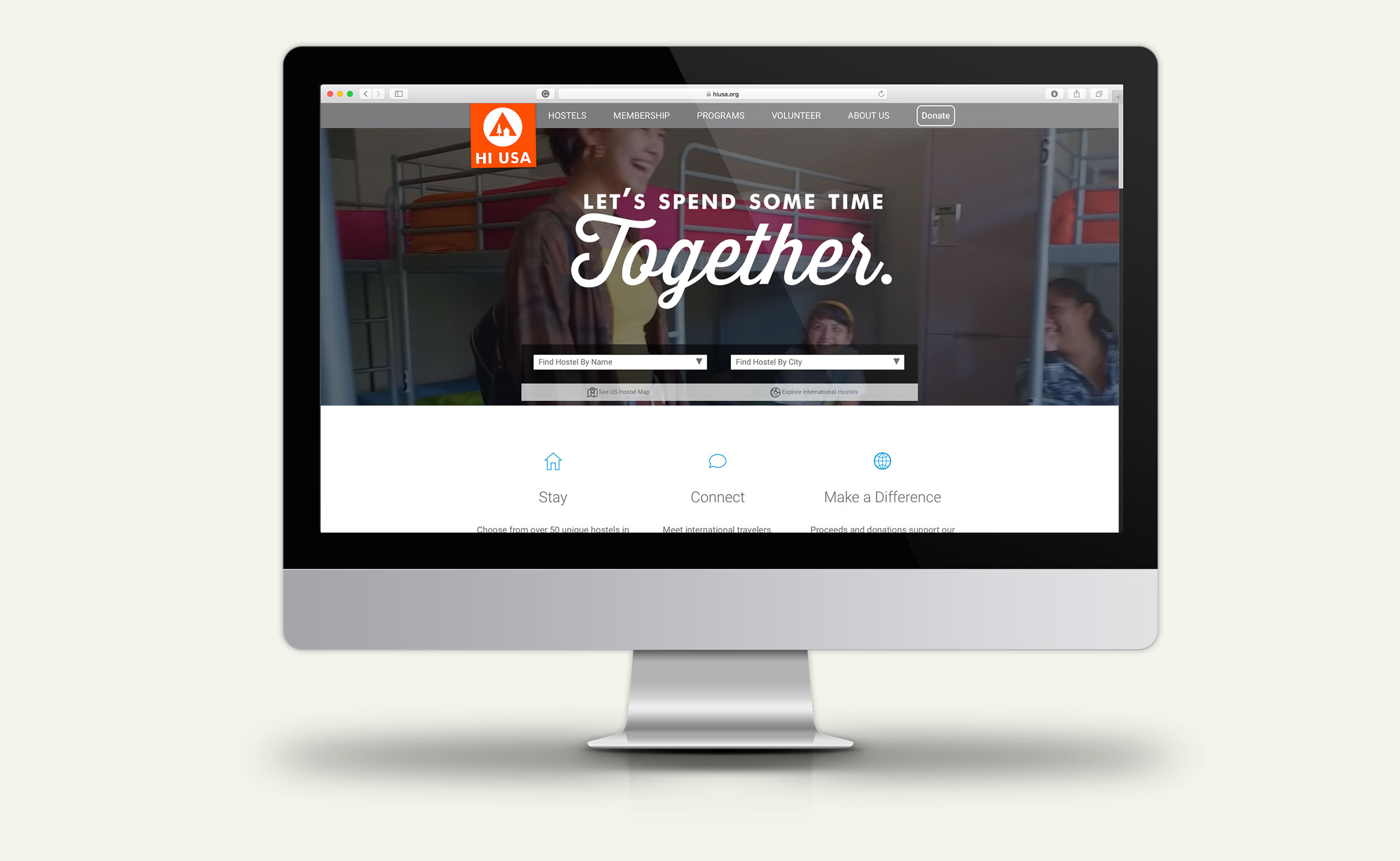 HOSTELLING LANDING PAGE